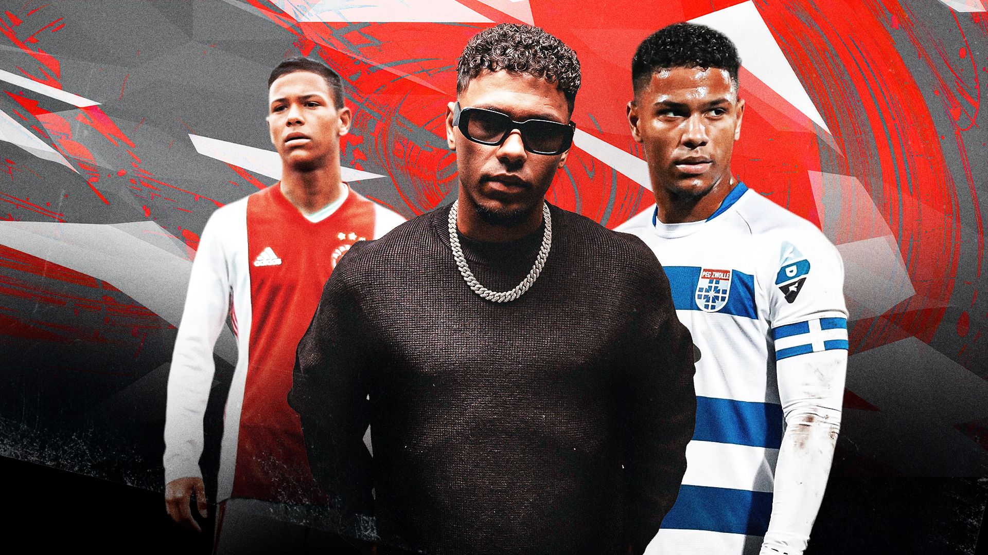 GOAL's illustrated feature about ELIKIA's football and music career